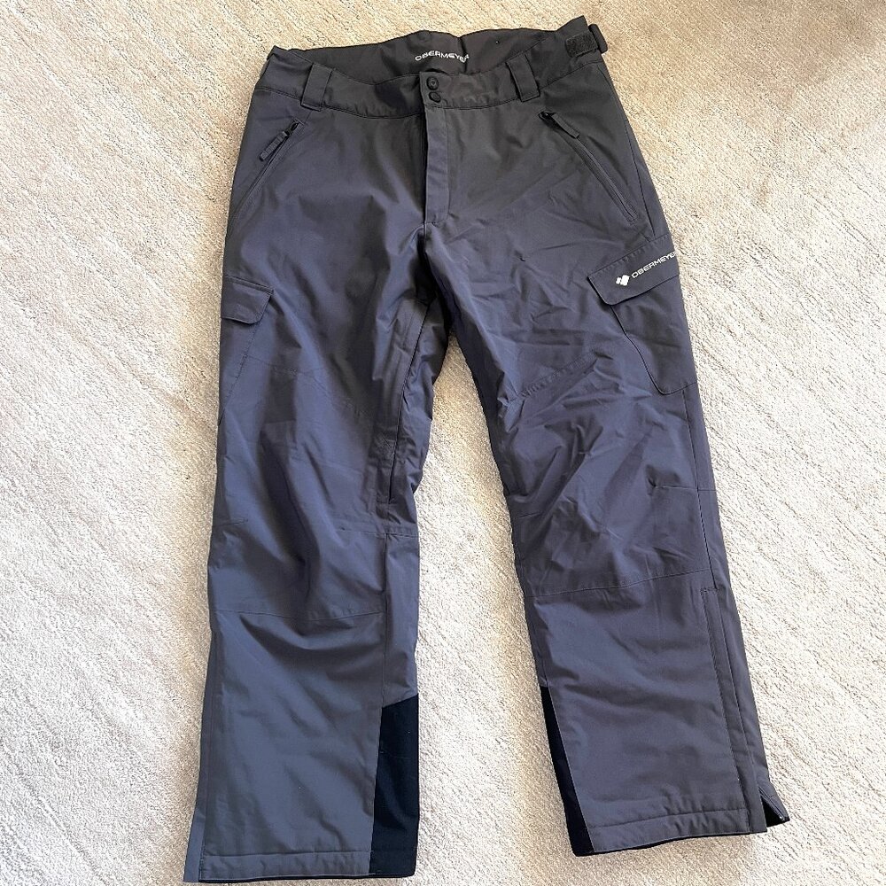 Obermeyer Dark Gray Ski Snowboard Pants - Size XL
